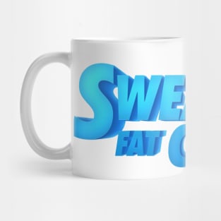 Sweat is fat crying gym quote Mug